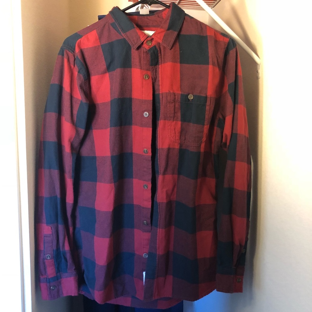 Red modern amusement flannel S